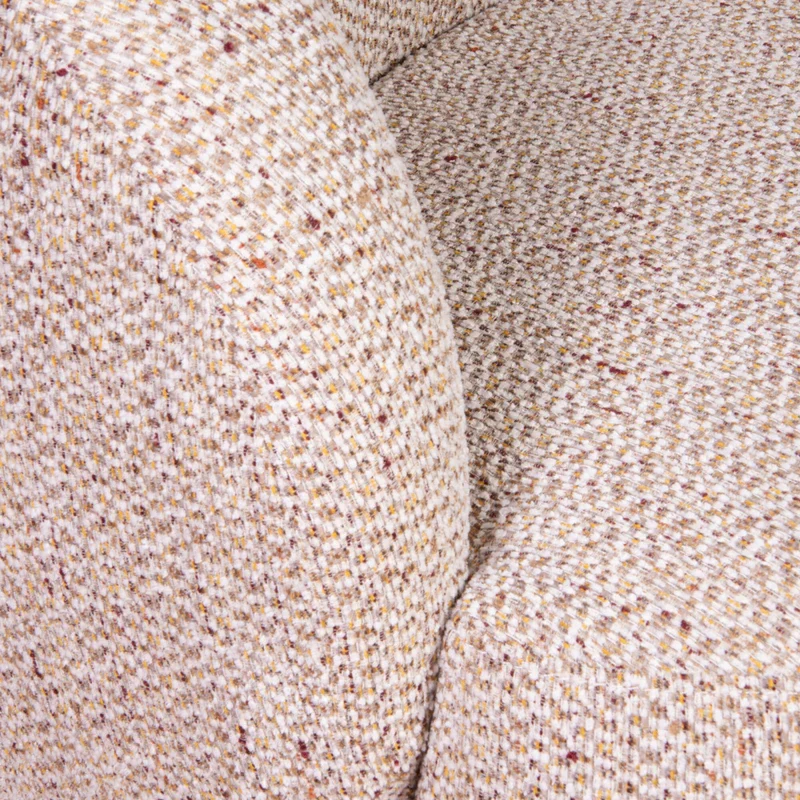 Butaca Giratoria Tela Multicolor Harp Multicol en Beige - Sillones y sofás, Uruguay | Divino, vista 4