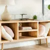 RACK / BIBLIOTECA BAJA BERNA - ALAMO MACIZO en Madera natural - Muebles para TV, Uruguay | La Iberica, vista 9 de 13