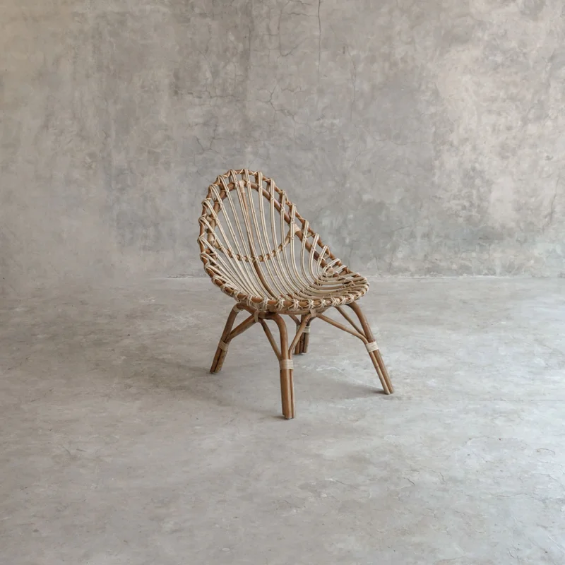 Butaca Rattan Marron Mojave Marron Claro en Marrón - Sillones y sofás, Uruguay | Divino, vista 3