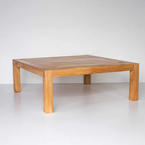 MESA RATONA GAROPABA 120x120 en Madera natural - Mesas de living, Uruguay | Fundamento Muebles