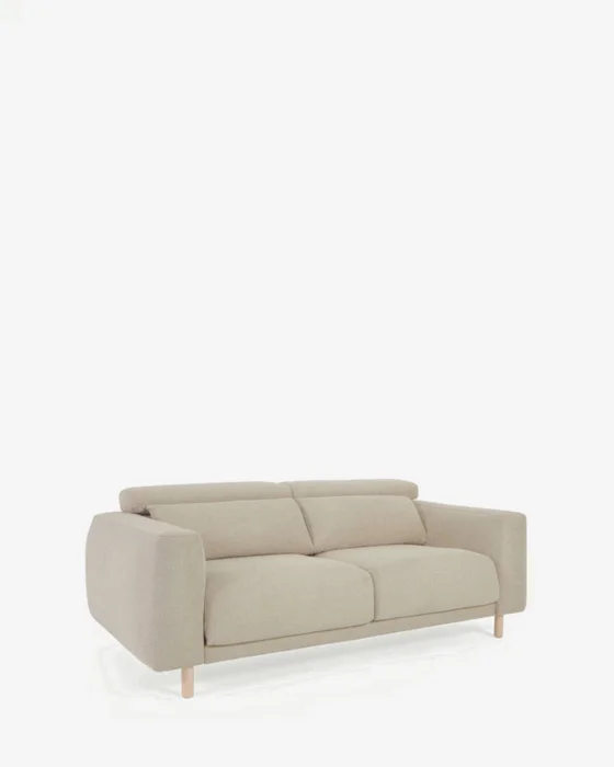 Sofá Singa 3 Plazas - Beige 215 Cm en Beige - Sillones y sofás, Uruguay | Kavehome