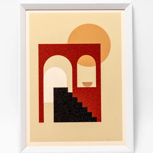 Cuadro Osole - Estampado 5 en Multicolor - Espejos, Uruguay | Indian