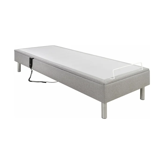 Cama Articulada 1 1/2 Plaza Mdf-y-acero Gris Ajustable Life en Gris - Dormitorio, Uruguay | Divino, vista 3