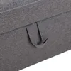 Sofá Cama 2 Cuerpos Tela Gris Miley Gris Osc en Gris - Sillones y sofás, Uruguay | Divino, vista 9 de 9