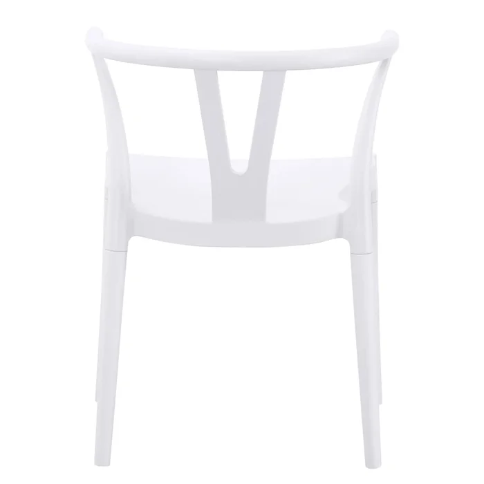 Silla Wishbone de polipropileno Blanco Tiza en Blanco - Sillas, Uruguay | Ecowood, vista 4