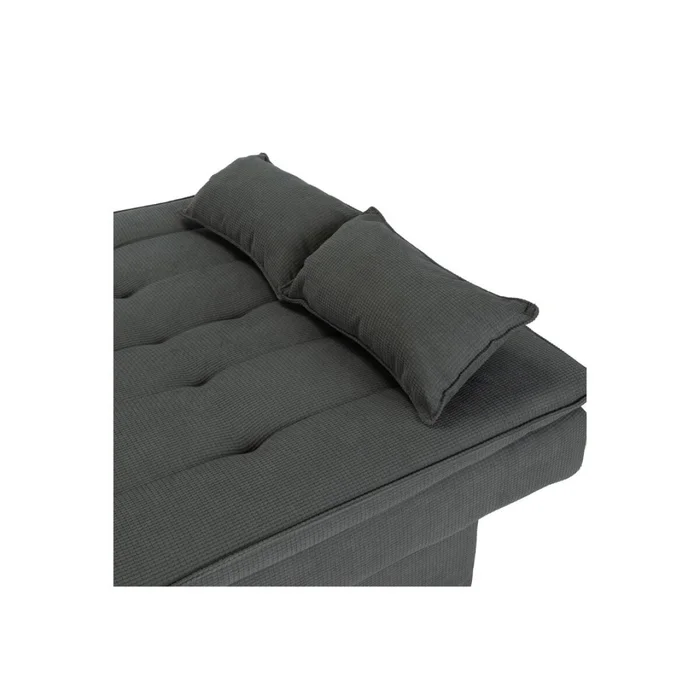 Sofa Cama Esmeralda - Gris en Gris - Sillones y sofás, Uruguay | Rústico Hogar, vista 4