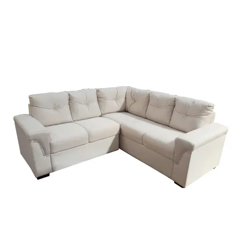 Sillón Bélgica - Esquinero - Blanco en Beige - Sillones y sofás, Uruguay | Rústico Hogar