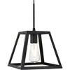 Colgante trapecio 1 lámpara negro 21cm E27 en Negro - Lámparas colgantes, Uruguay | Iluminica, vista 4 de 6