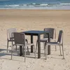 Mesa de exterior Rhodas - 70x70cm en Negro - Mesas de living, Uruguay | Walnut, vista 2 de 4