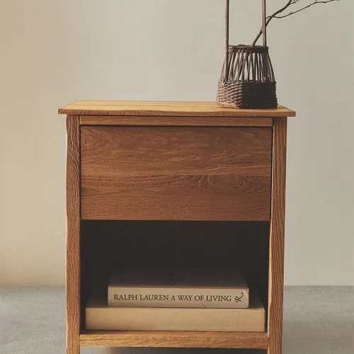 MESITA NOCHE ROBLE en Madera natural - Mesas de luz, Uruguay | Zara Home