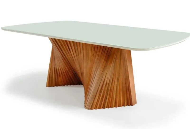 Mesa MALVA 2.20m Off White en Mesa MALVA 2.20m Off White - Mesas de comedor, Uruguay | Finkel