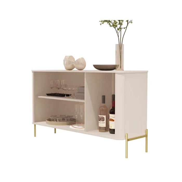 Buffet Aparador 3 Puertas Mdp Con Patas Metalicas en Beige - Aparadores y recibidores, Uruguay | Soy Hogar, vista 2