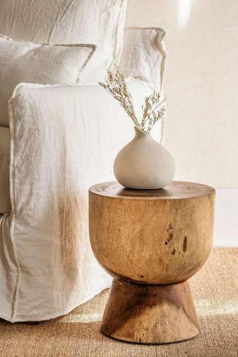 MESA AUXILIAR OLIVE - SUAR en Madera natural - Mesas de living, Uruguay | La Iberica