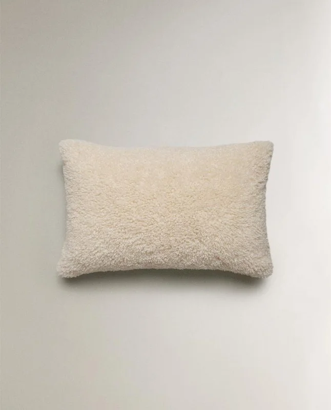 FUNDA COJÍN PELO en Beige - Textiles, Uruguay | Zara Home, vista 4