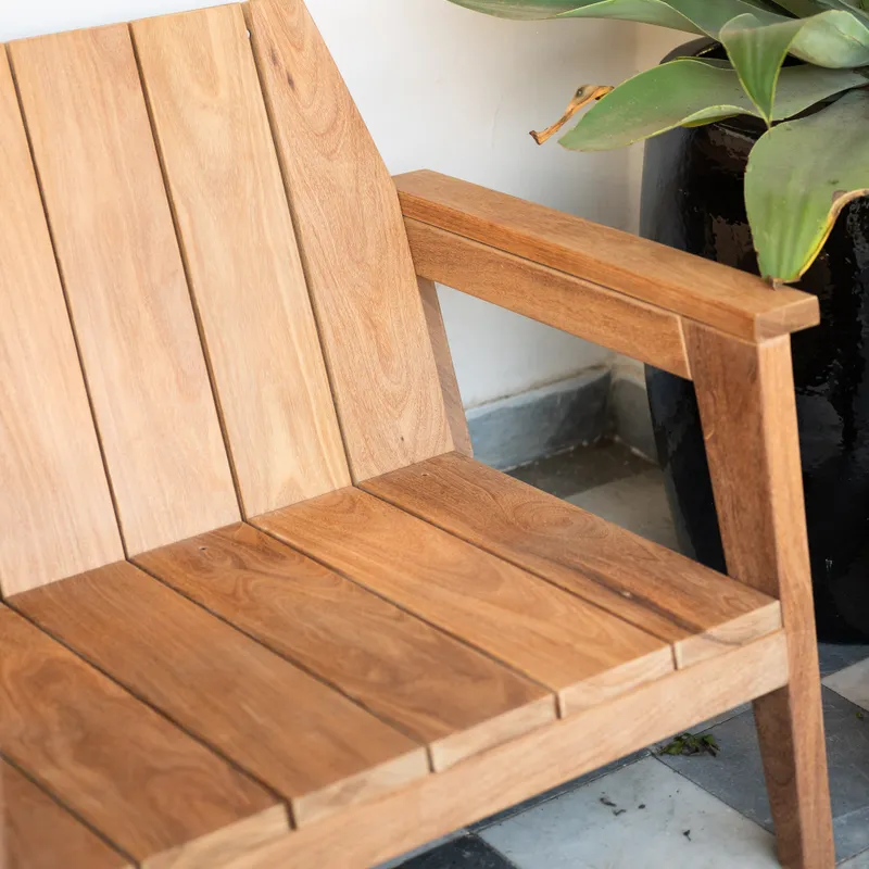 Sofa Mucuri 2 cuerpos en Madera natural - Sillones y sofás, Uruguay | Balcony