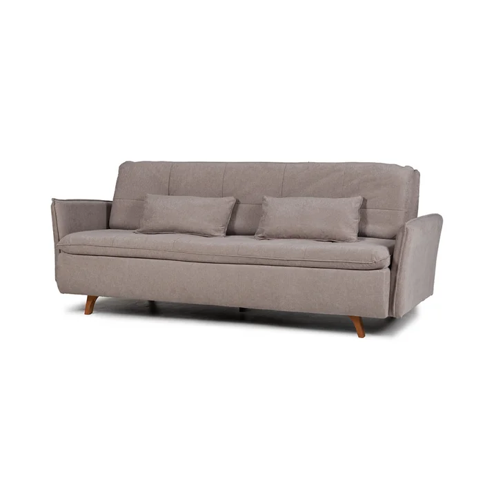 Sofá Cama Maira - C/Brazos - Tela Microfibra - 10287 (Tostado) en Marrón - Sillones y sofás, Uruguay | NYR