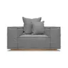 Sillón Luciana 1 cuerpo - Gris en Gris - Sillones y sofás, Uruguay | Samic, vista 1 de 2