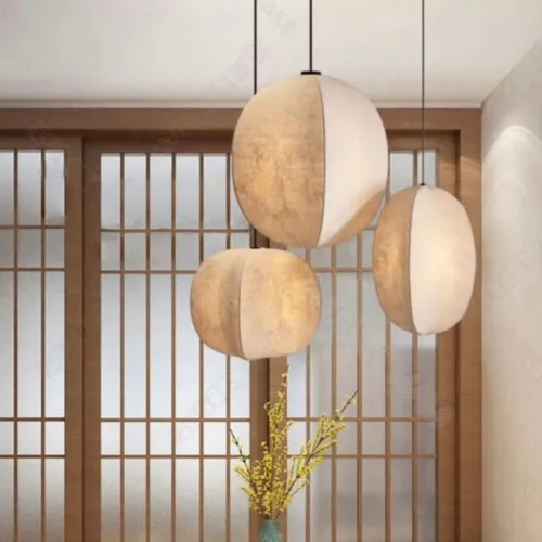 Lampara colgante ZEN - B en Beige - Lámparas colgantes, Uruguay | Simple Deco