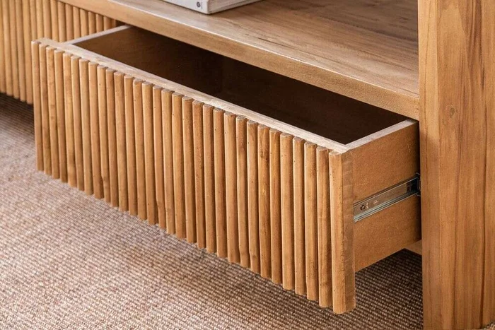 RACK STUDIO NATURAL- 1.40 MTS en Madera natural - Muebles para TV, Uruguay | La Iberica, vista 7