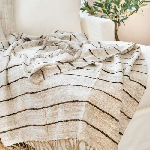 THROW 100% ALGODON - TAMARINDO - Textiles, Uruguay | La Iberica