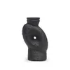 FLORERO CERAMICA 12x8.5x20CM NEGRO - Jarrones, Uruguay | Decohogar, vista 2 de 5
