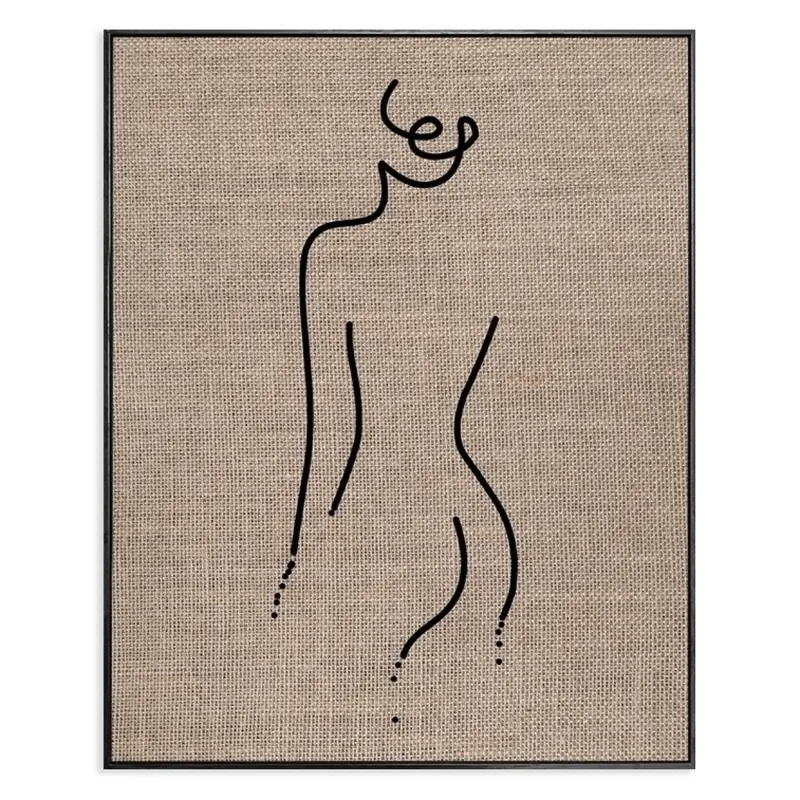 CUADRO CANVAS 40x50cm MARCO SILUETA ARPILLERA1 - Decoración de pared, Uruguay | Decohogar