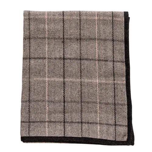 Throw, Grey, Wool - Textiles, Uruguay | Tutto Deco