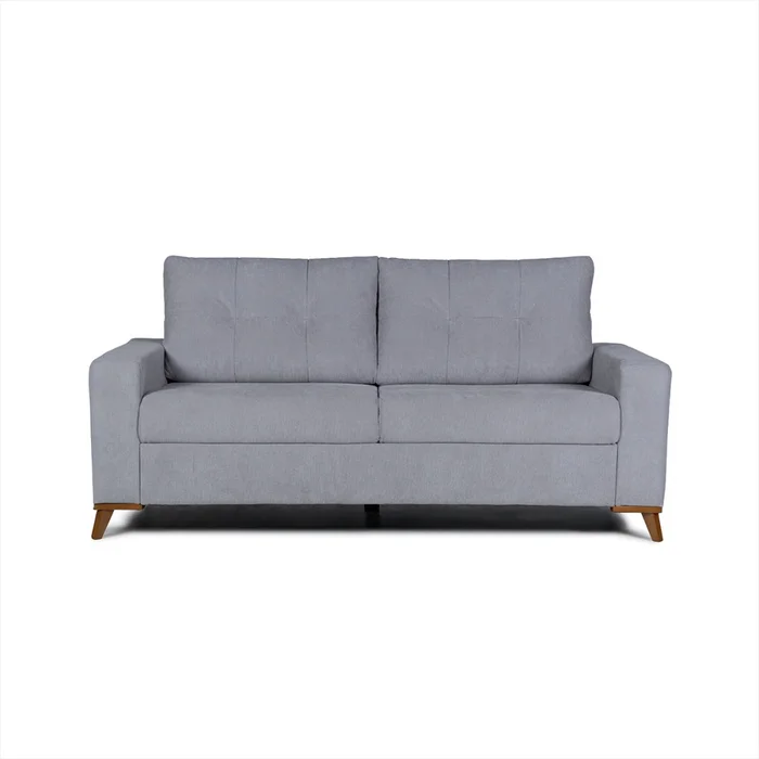 Sofá Katrina - Tela Microfibra - 3 cuerpos - 10286 (Gris) en Gris - Sillones y sofás, Uruguay | NYR, vista 2