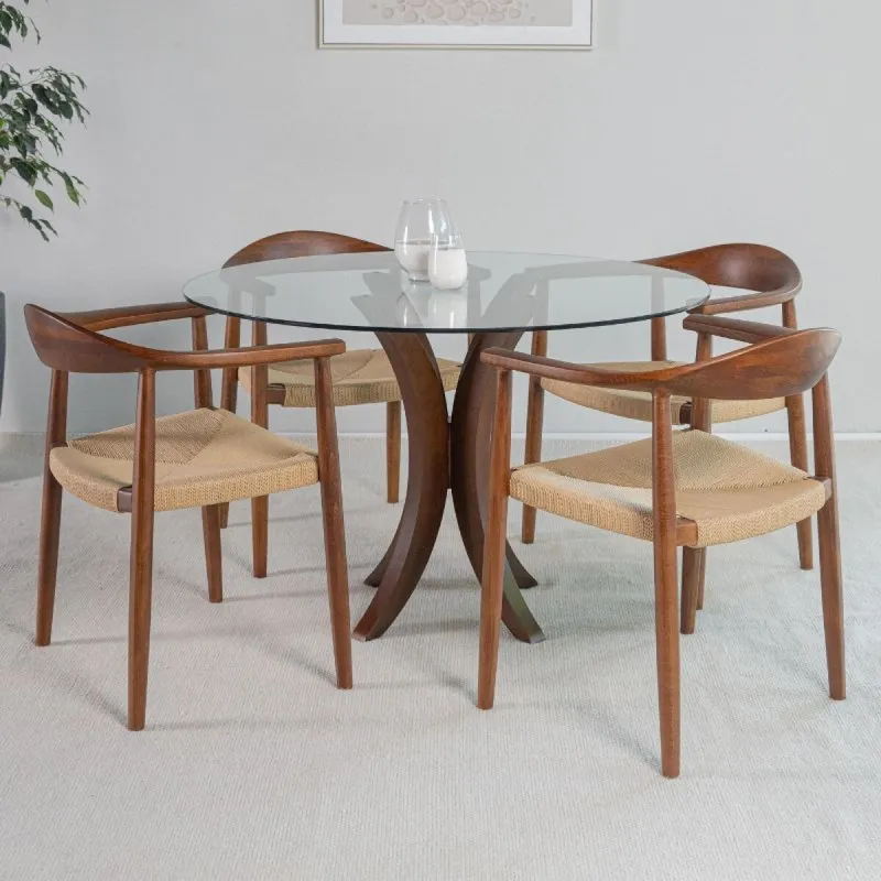 Base para Mesa Pies Curvos en Marrón - Mesas de comedor, Uruguay | Fabrica Italiana
