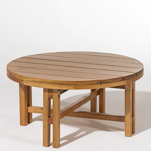 MESA DE CENTRO LACUNA 70x70x35CM JATOBA - Muebles para el exterior, Uruguay | Vinibel