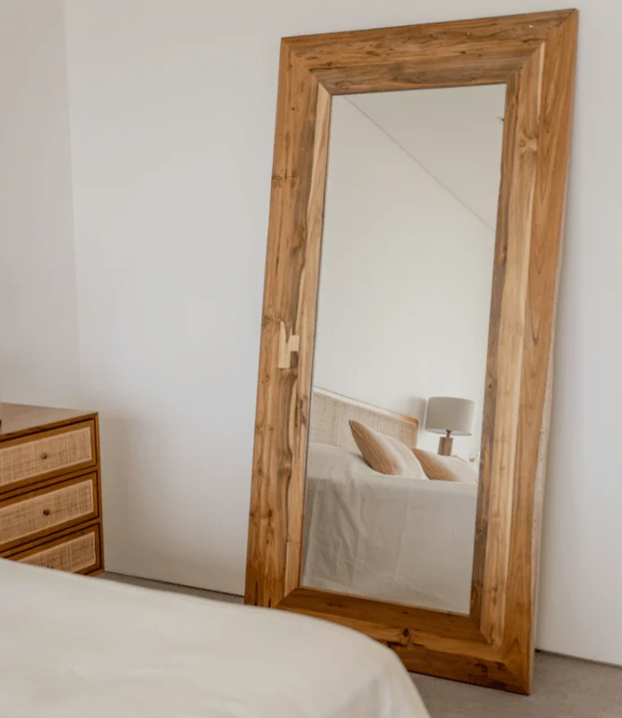 ESPEJO KUBO en Madera natural - Espejos, Uruguay | Masinfinito Casa, vista 3