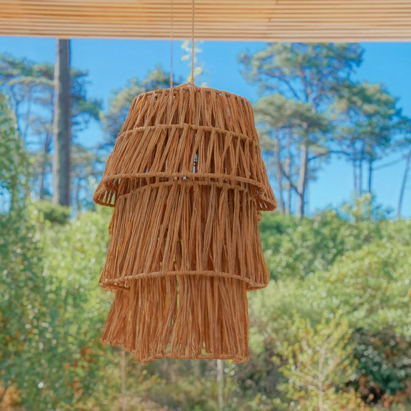 Lámpara de Sisal Phaia | Casakos Uruguay en Madera natural - Lámparas colgantes, Uruguay | Casakos, vista 4