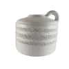 MACETA CERAMICA C/ASA ANILLOS 20X20X19CM BLANCO en Blanco - Macetas, Uruguay | Decohogar, vista 1 de 2