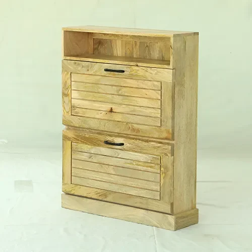 B25 Zapatero 75x25x110 en Madera natural - Aparadores y recibidores, Uruguay | Victoriana