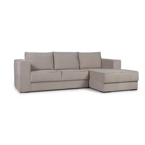 Rinconera Olimpus - Tela Microfibra - Chaise derecho - Kruger 02-152 (Beige) en Beige - Sillones y sofás, Uruguay | NYR