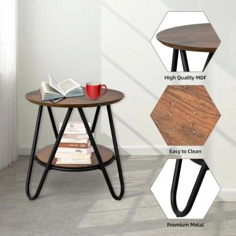 Mesa lateral Ace en Marrón - Mesas de living, Uruguay | La Cueva Muebles, vista 12