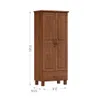 ROPERO BRONZE 2 PUERTAS 1 CAJON IMBUIA - 1140 C (NUEVO) - Roperos y placares, Uruguay | Rosas Hermanos, vista 2 de 2