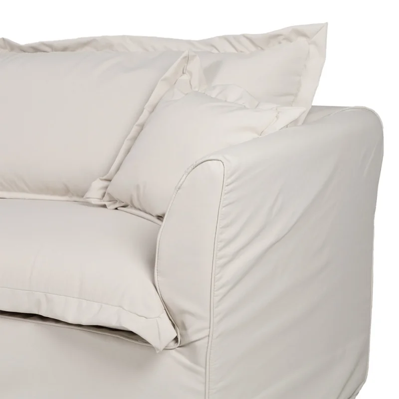 Sofá Marco con Funda - Tela Rústica - 3 cuerpos - 316/25 (Beige) en Beige - Sillones y sofás, Uruguay | NYR, vista 3