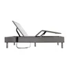 Cama Articulada 1 Plaza Mdf-y-tela Gris Ajustable Life en Gris - Dormitorio, Uruguay | Divino, vista 4 de 7