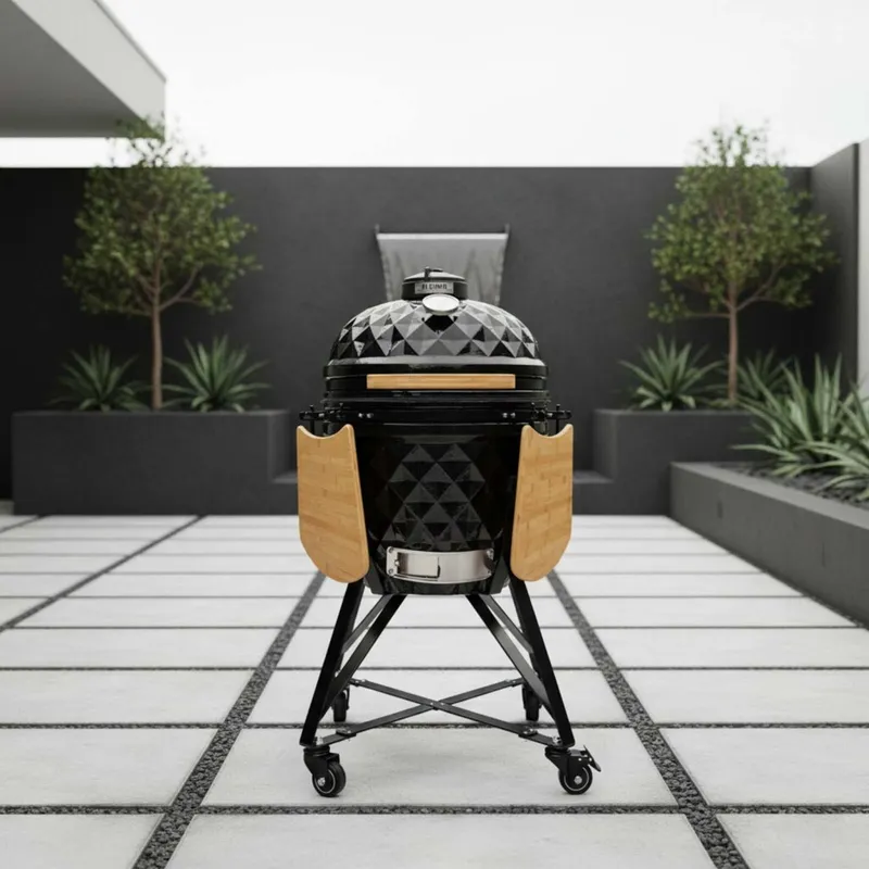 Kit Barbacoa Negro Cerámica en Negro - Exterior, Uruguay | Divino