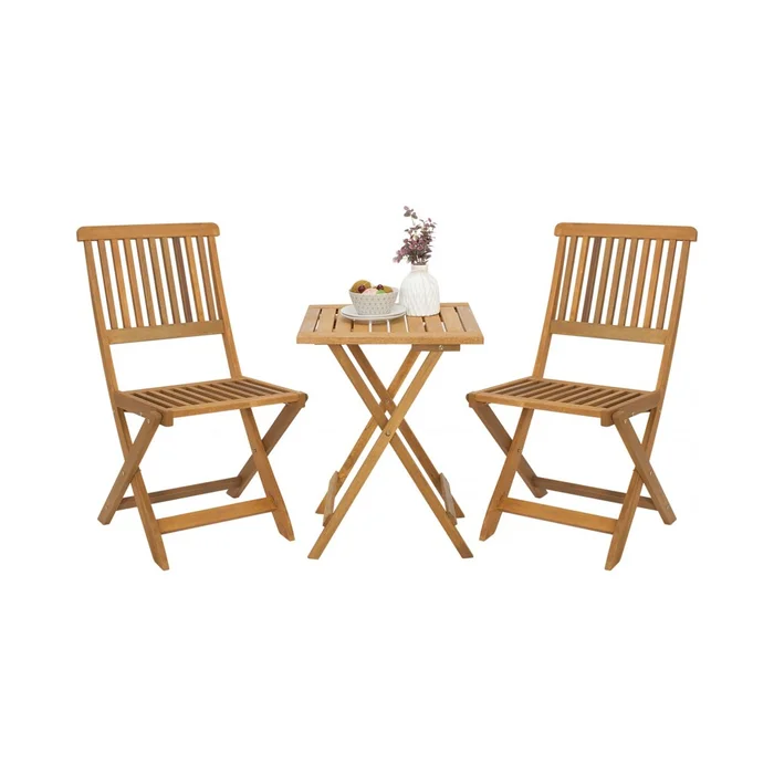 Set De Terraza Madera Natural-beige Island en Madera natural - Muebles para el exterior, Uruguay | Divino