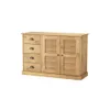 Aparador - 2 puertas - 4 cajones - Línea Oslo - Natural en Madera natural - Aparadores y recibidores, Uruguay | Ecowood, vista 1 de 4