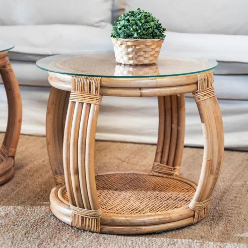 Mesa auxiliar ASTON en Madera natural - Mesas de living, Uruguay | Igoa