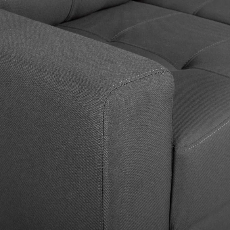 Sillón 2 Cuerpos Tela Gris Piria Gris Osc en Gris - Sillones y sofás, Uruguay | Divino, vista 4