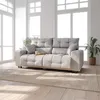 HELLEN- SOFA 2 CUERPOS LE MANS TELA GRIS CLARO - Sillones y sofás, Uruguay | Alfa Ventas, vista 2 de 5