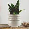 MACETA CERAMICA BOMBE ANILLOS 15.5X15.5X13.5CM BLANCO en Blanco - Macetas, Uruguay | Koz, vista 2 de 2