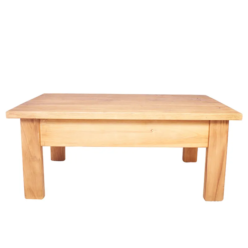 Mesa de living rustica clásica 90 — Serra Amoblamientos en Madera natural - Mesas de living, Uruguay | Serra Amoblamientos