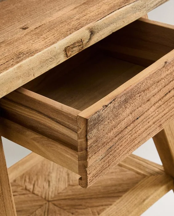 MESITA NOCHE MADERA en Madera natural - Mesas de luz, Uruguay | Zara Home, vista 6