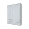 Ropero Americano 4 Puertas Blanco en Blanco - Roperos y placares, Uruguay | Albanés, vista 1 de 2