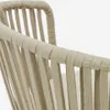 Silla exterior Saconca de cuerda y acero con acabado pintado - beige en Beige - Sillas, Uruguay | Kavehome, vista 4 de 10